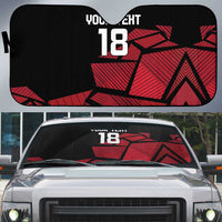 England Rugby Custom Auto Sun Shade Red Roses Go Champion - Wonder Print Shop