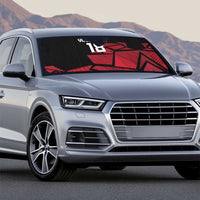 England Rugby Custom Auto Sun Shade Red Roses Go Champion - Wonder Print Shop