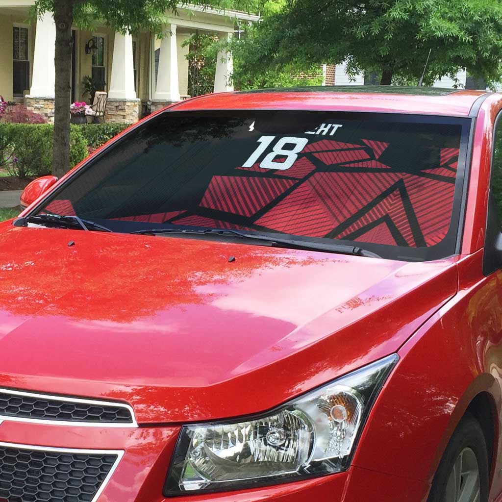 England Rugby Custom Auto Sun Shade Red Roses Go Champion - Wonder Print Shop