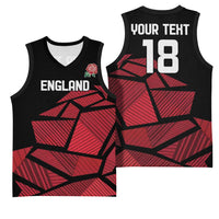 England Rugby Custom Basketball Jersey Red Roses Go Champion - Wonder Print Shop