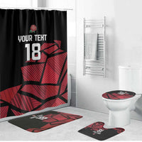 England Rugby Custom Bathroom Set Red Roses Go Champion - Wonder Print Shop
