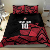England Rugby Custom Bedding Set Red Roses Go Champion - Wonder Print Shop