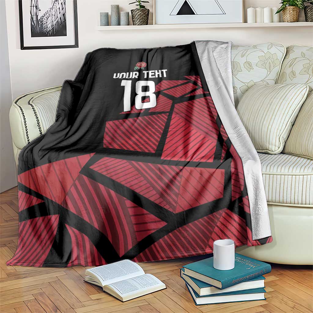 England Rugby Custom Blanket Red Roses Go Champion - Wonder Print Shop
