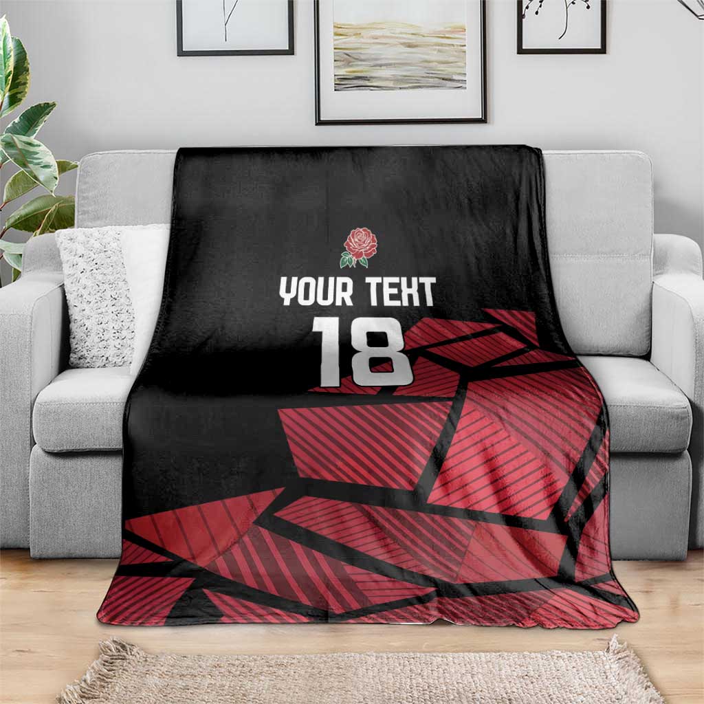 England Rugby Custom Blanket Red Roses Go Champion - Wonder Print Shop