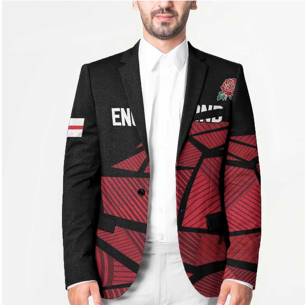 England Rugby Custom Blazer Red Roses Go Champion - Wonder Print Shop