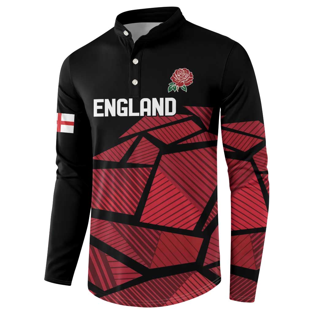 England Rugby Custom Button Sweatshirt Red Roses Go Champion - Wonder Print Shop