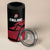 England Rugby Custom 4 in 1 Can Cooler Tumbler Red Roses Go Champion - Wonder Print Shop