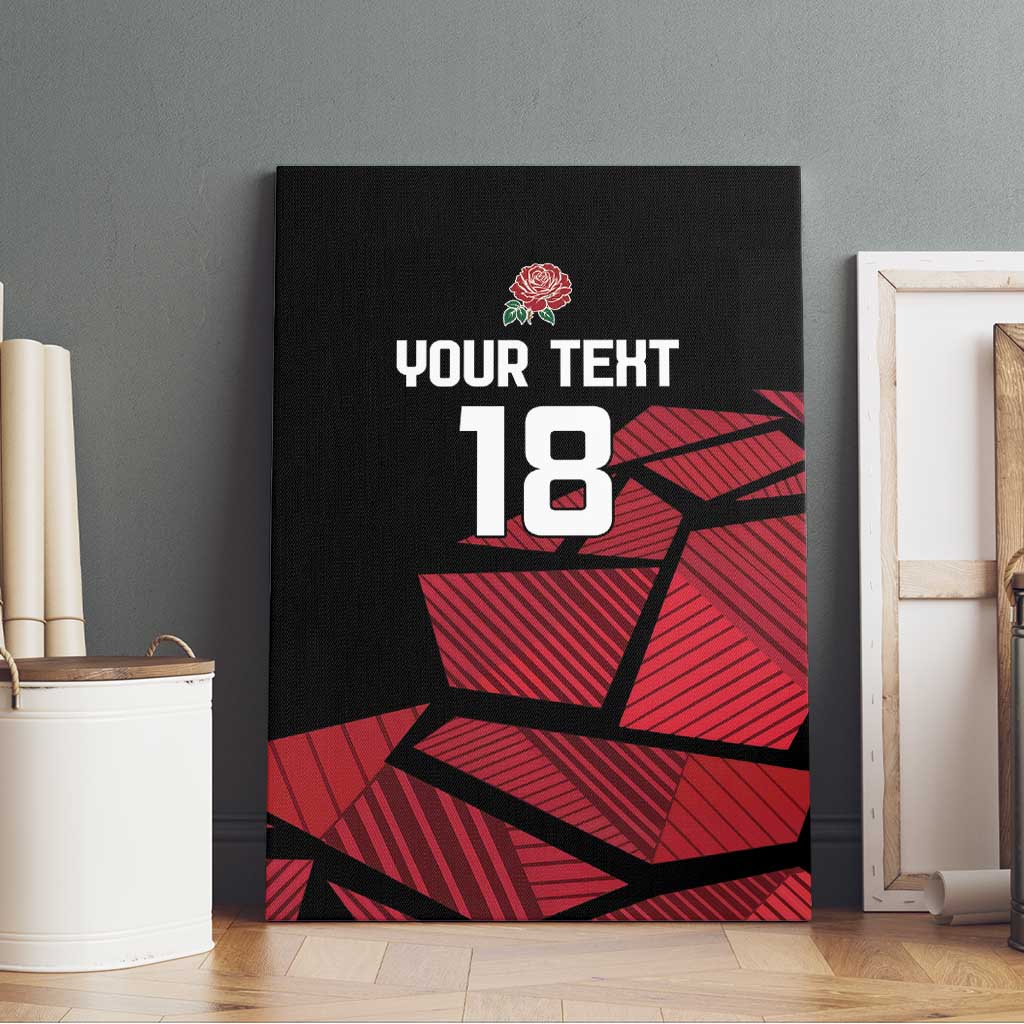 England Rugby Custom Canvas Wall Art Red Roses Go Champion - Wonder Print Shop