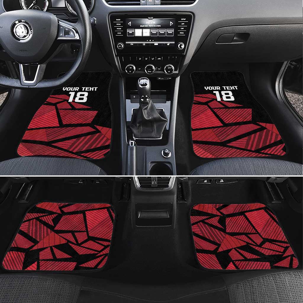 England Rugby Custom Car Mats Red Roses Go Champion - Wonder Print Shop