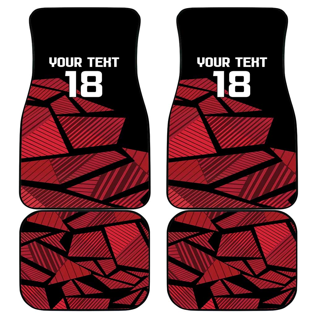 England Rugby Custom Car Mats Red Roses Go Champion - Wonder Print Shop