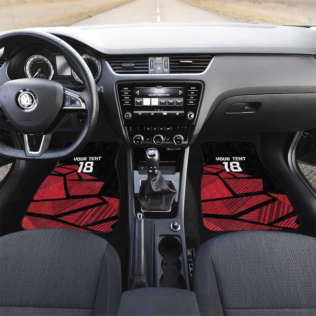 England Rugby Custom Car Mats Red Roses Go Champion - Wonder Print Shop
