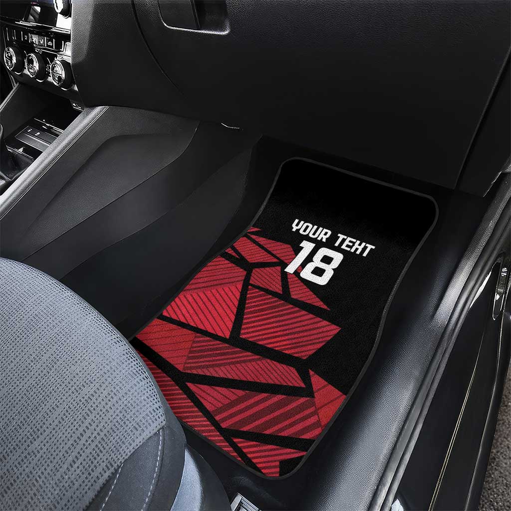 England Rugby Custom Car Mats Red Roses Go Champion - Wonder Print Shop
