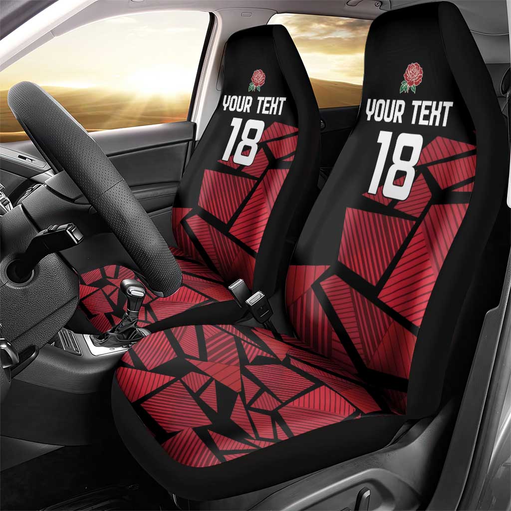 England Rugby Custom Car Seat Cover Red Roses Go Champion - Wonder Print Shop