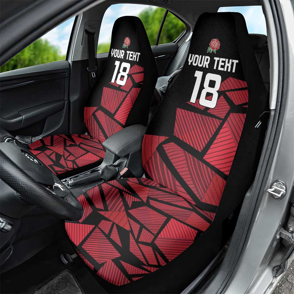 England Rugby Custom Car Seat Cover Red Roses Go Champion - Wonder Print Shop