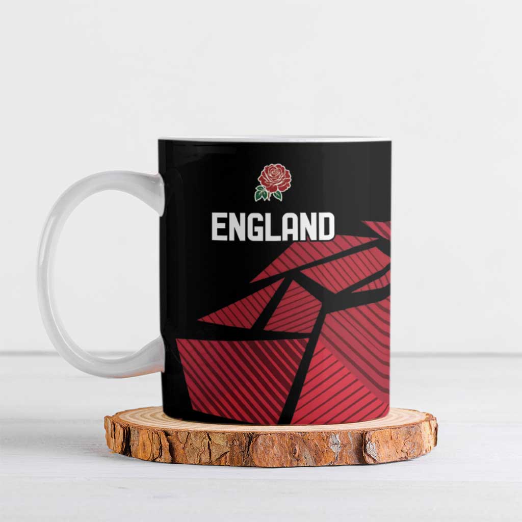 England Rugby Custom Ceramic Mug Red Roses Go Champion - Wonder Print Shop