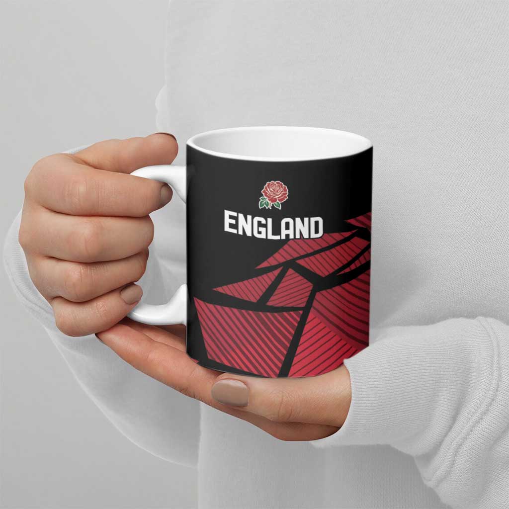 England Rugby Custom Ceramic Mug Red Roses Go Champion - Wonder Print Shop