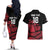 England Rugby Custom Couples Matching Off The Shoulder Long Sleeve Dress and Hawaiian Shirt Red Roses Go Champion - Wonder Print Shop