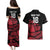 England Rugby Custom Couples Matching Puletasi and Hawaiian Shirt Red Roses Go Champion - Wonder Print Shop