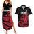 England Rugby Custom Couples Matching Summer Maxi Dress and Hawaiian Shirt Red Roses Go Champion - Wonder Print Shop