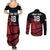 England Rugby Custom Couples Matching Summer Maxi Dress and Long Sleeve Button Shirt Red Roses Go Champion - Wonder Print Shop