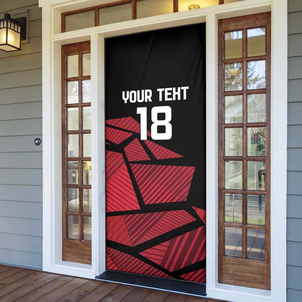 England Rugby Custom Door Cover Red Roses Go Champion - Wonder Print Shop