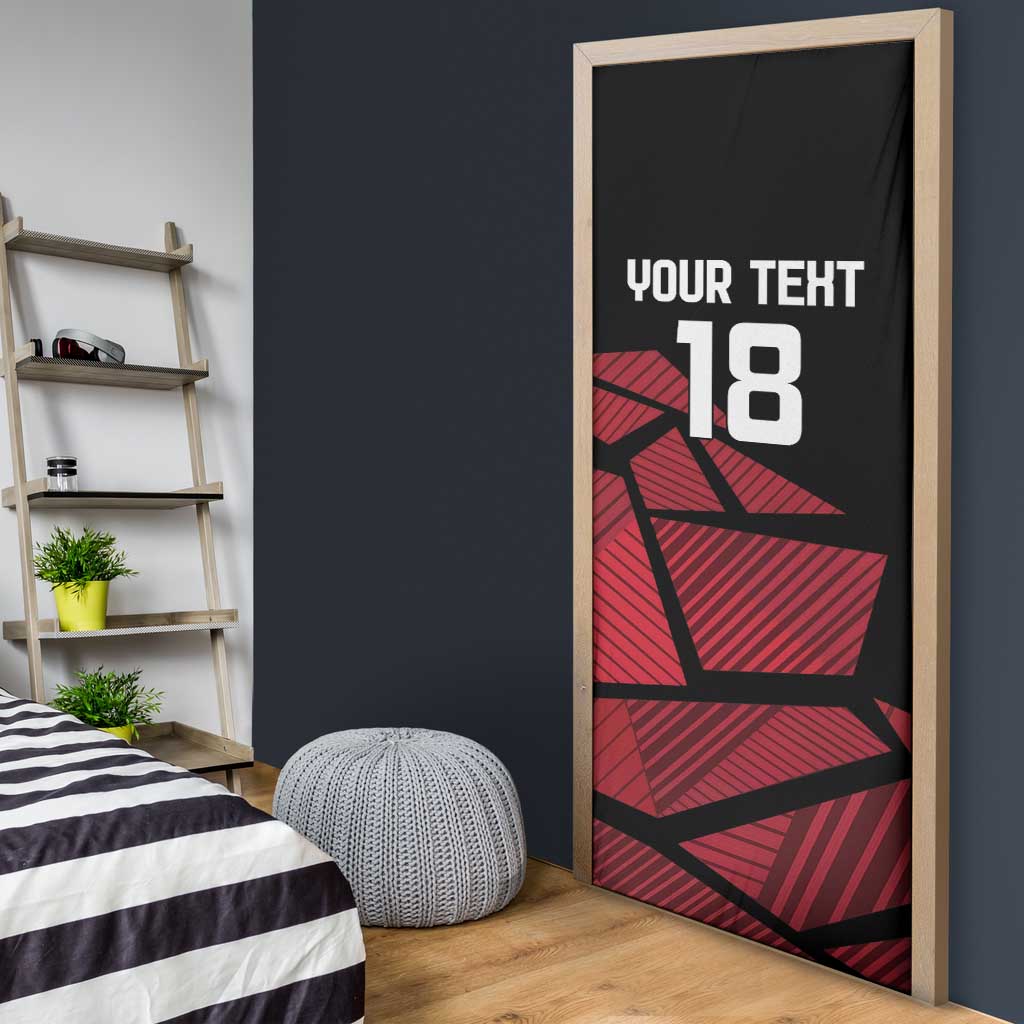 England Rugby Custom Door Cover Red Roses Go Champion - Wonder Print Shop