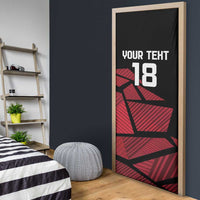 England Rugby Custom Door Cover Red Roses Go Champion - Wonder Print Shop