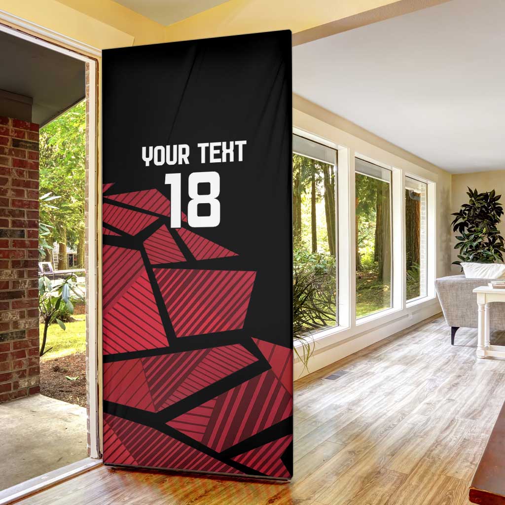 England Rugby Custom Door Cover Red Roses Go Champion - Wonder Print Shop