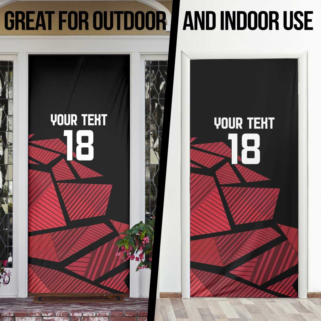 England Rugby Custom Door Cover Red Roses Go Champion - Wonder Print Shop