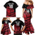 England Rugby Custom Family Matching Mermaid Dress and Hawaiian Shirt Red Roses Go Champion - Wonder Print Shop
