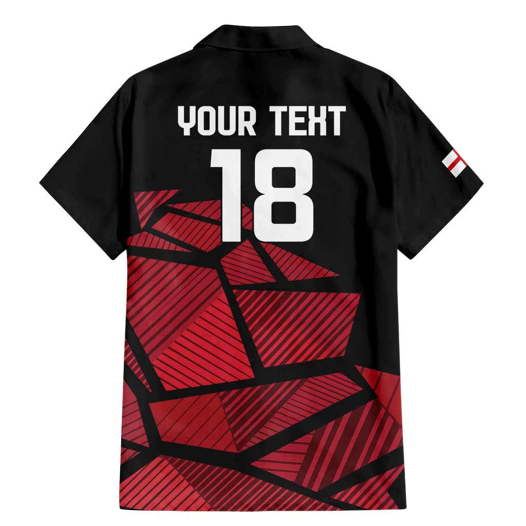 England Rugby Custom Family Matching Mermaid Dress and Hawaiian Shirt Red Roses Go Champion - Wonder Print Shop