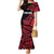 England Rugby Custom Family Matching Mermaid Dress and Hawaiian Shirt Red Roses Go Champion - Wonder Print Shop