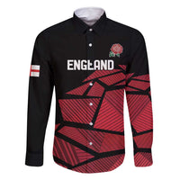 England Rugby Custom Family Matching Tank Maxi Dress and Hawaiian Shirt Red Roses Go Champion - Wonder Print Shop