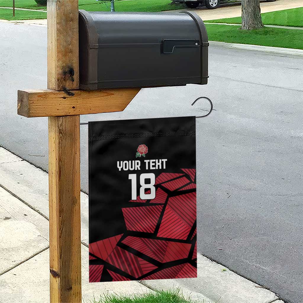 England Rugby Custom Garden Flag Red Roses Go Champion - Wonder Print Shop