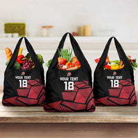 England Rugby Custom Grocery Bag Red Roses Go Champion - Wonder Print Shop