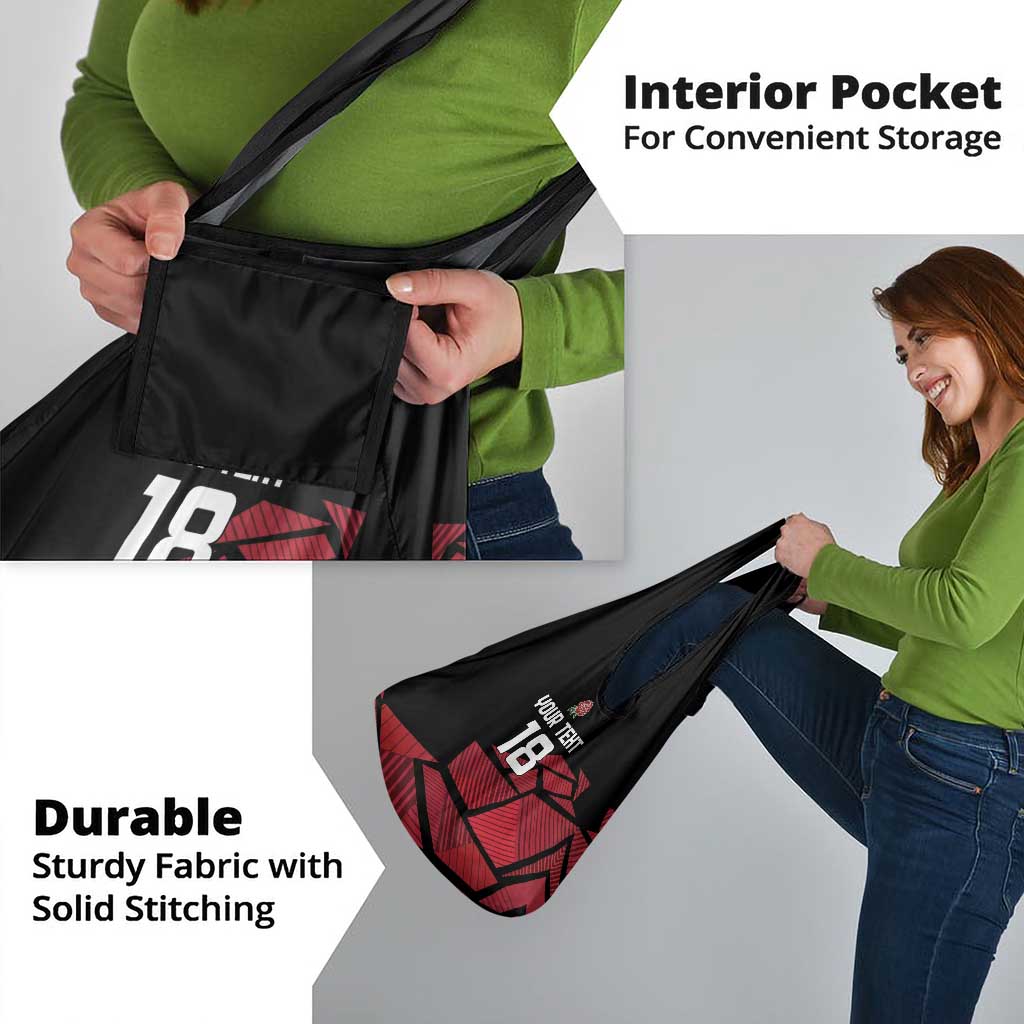 England Rugby Custom Grocery Bag Red Roses Go Champion - Wonder Print Shop