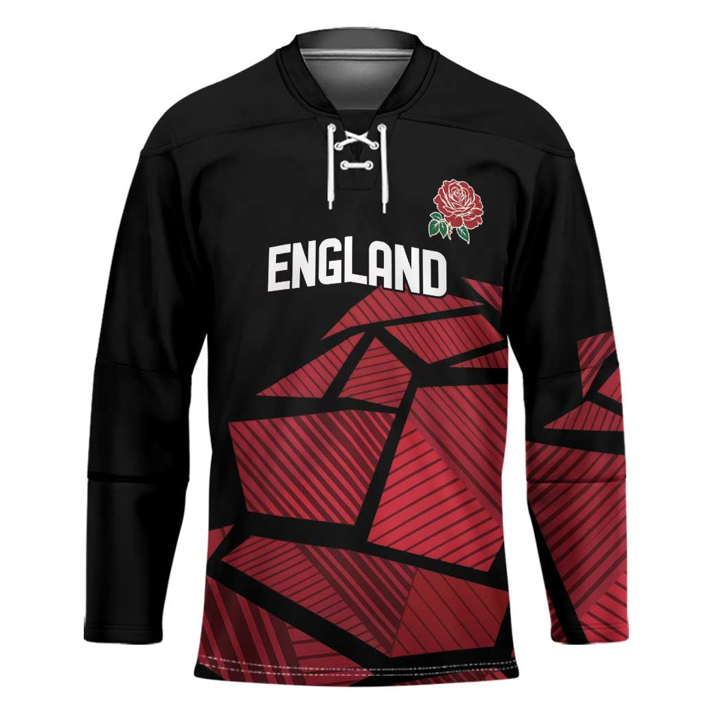 England Rugby Custom Hockey Jersey Red Roses Go Champion - Wonder Print Shop