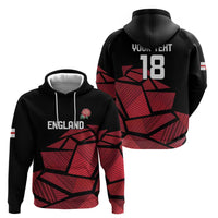 England Rugby Custom Hoodie Red Roses Go Champion - Wonder Print Shop