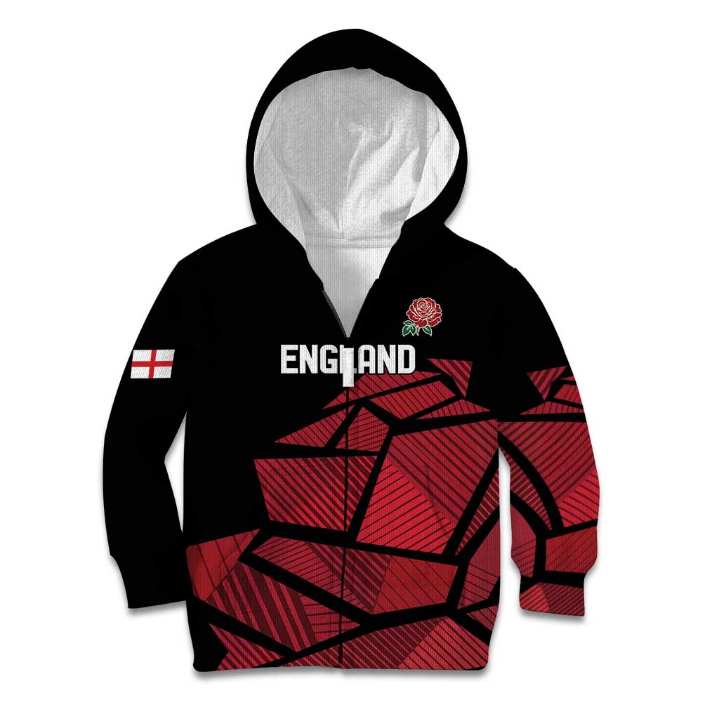 England Rugby Custom Kid Hoodie Red Roses Go Champion - Wonder Print Shop