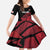 England Rugby Custom Kid Short Sleeve Dress Red Roses Go Champion - Wonder Print Shop