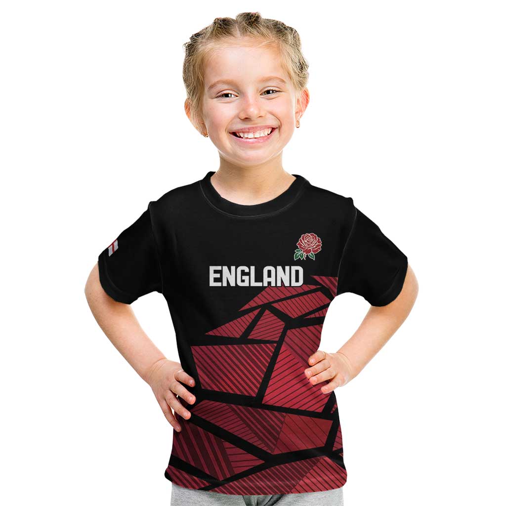 England Rugby Custom Kid T Shirt Red Roses Go Champion - Wonder Print Shop