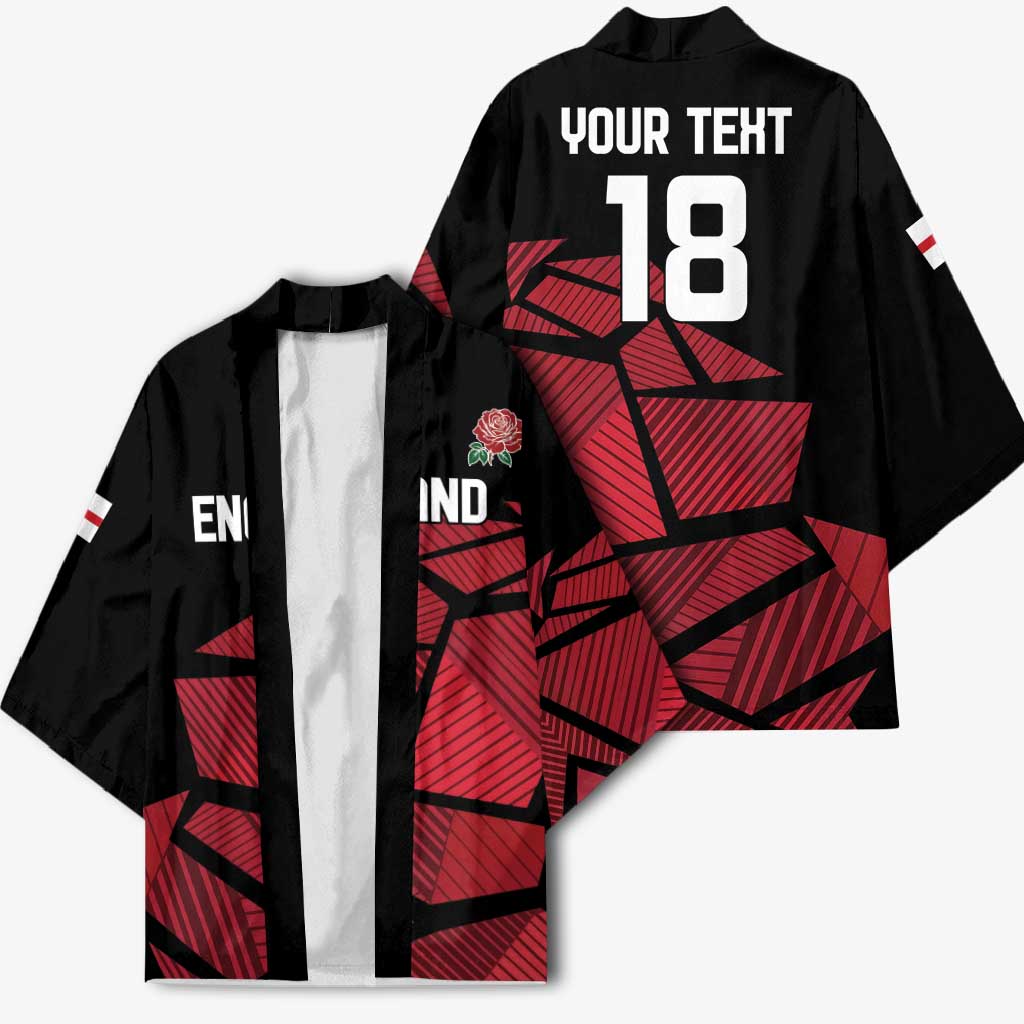 England Rugby Custom Kimono Red Roses Go Champion - Wonder Print Shop