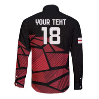 England Rugby Custom Long Sleeve Button Shirt Red Roses Go Champion - Wonder Print Shop