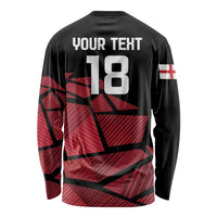 England Rugby Custom Long Sleeve Shirt Red Roses Go Champion - Wonder Print Shop