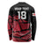 England Rugby Custom Long Sleeve Shirt Red Roses Go Champion - Wonder Print Shop