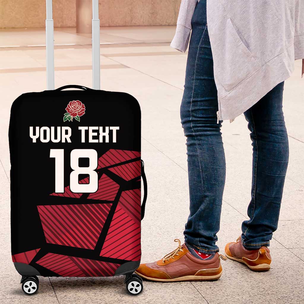 England Rugby Custom Luggage Cover Red Roses Go Champion - Wonder Print Shop