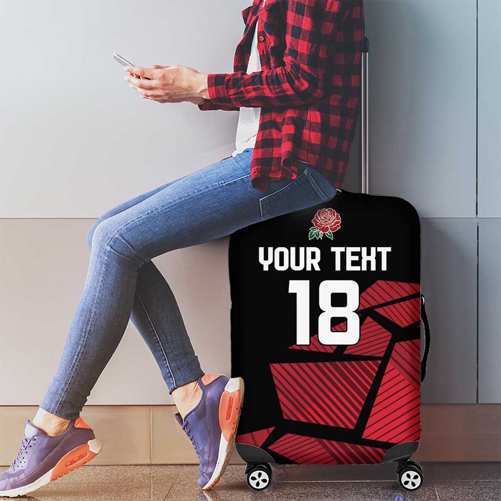 England Rugby Custom Luggage Cover Red Roses Go Champion - Wonder Print Shop