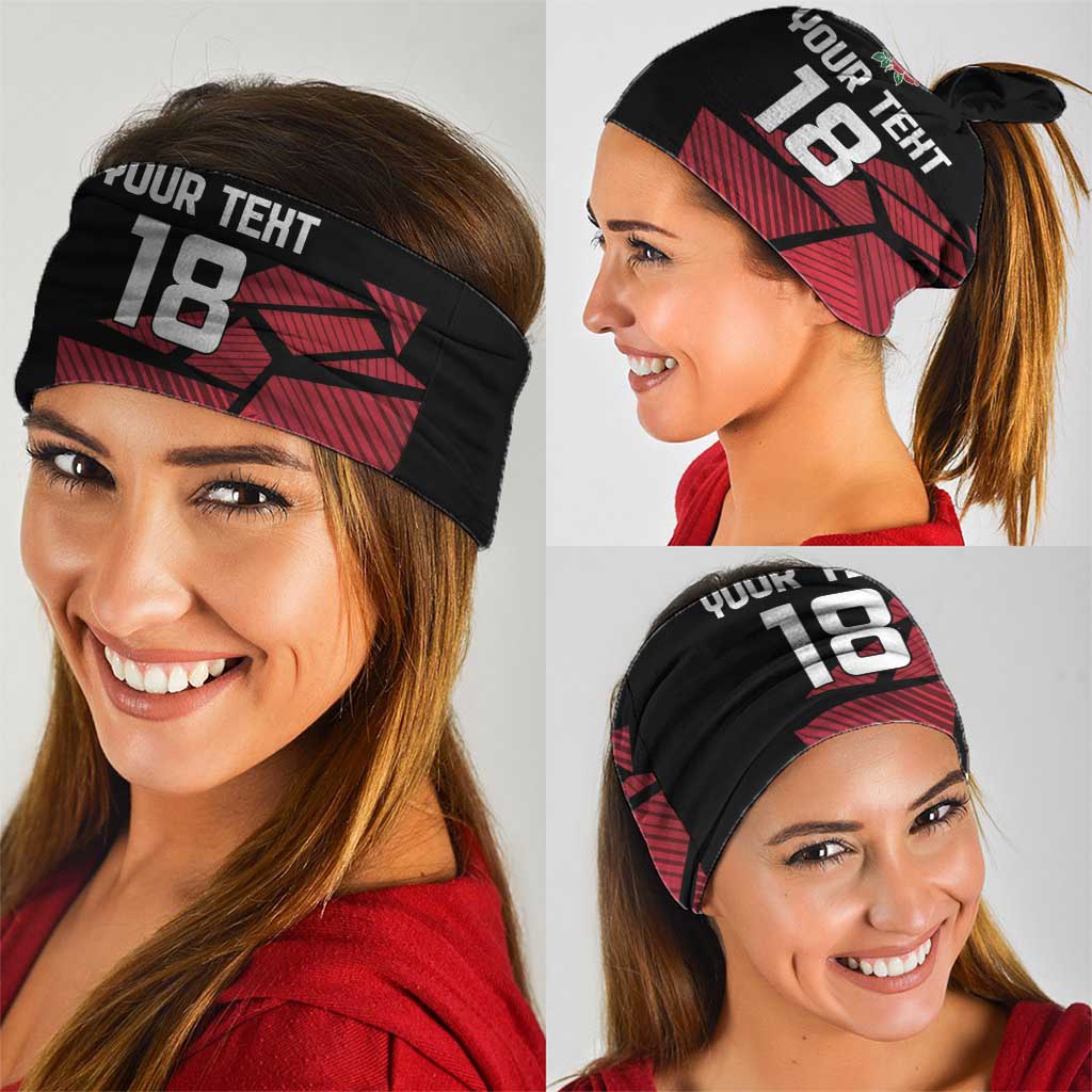 England Rugby Custom Neck Gaiter Red Roses Go Champion - Wonder Print Shop