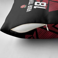 England Rugby Custom Pillow Cover Red Roses Go Champion - Wonder Print Shop