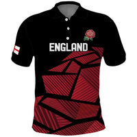 England Rugby Custom Polo Shirt Red Roses Go Champion - Wonder Print Shop